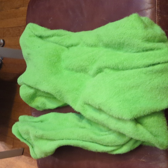 Savage Fenty furry green pants ( Grinch like) - Picture 1 of 3